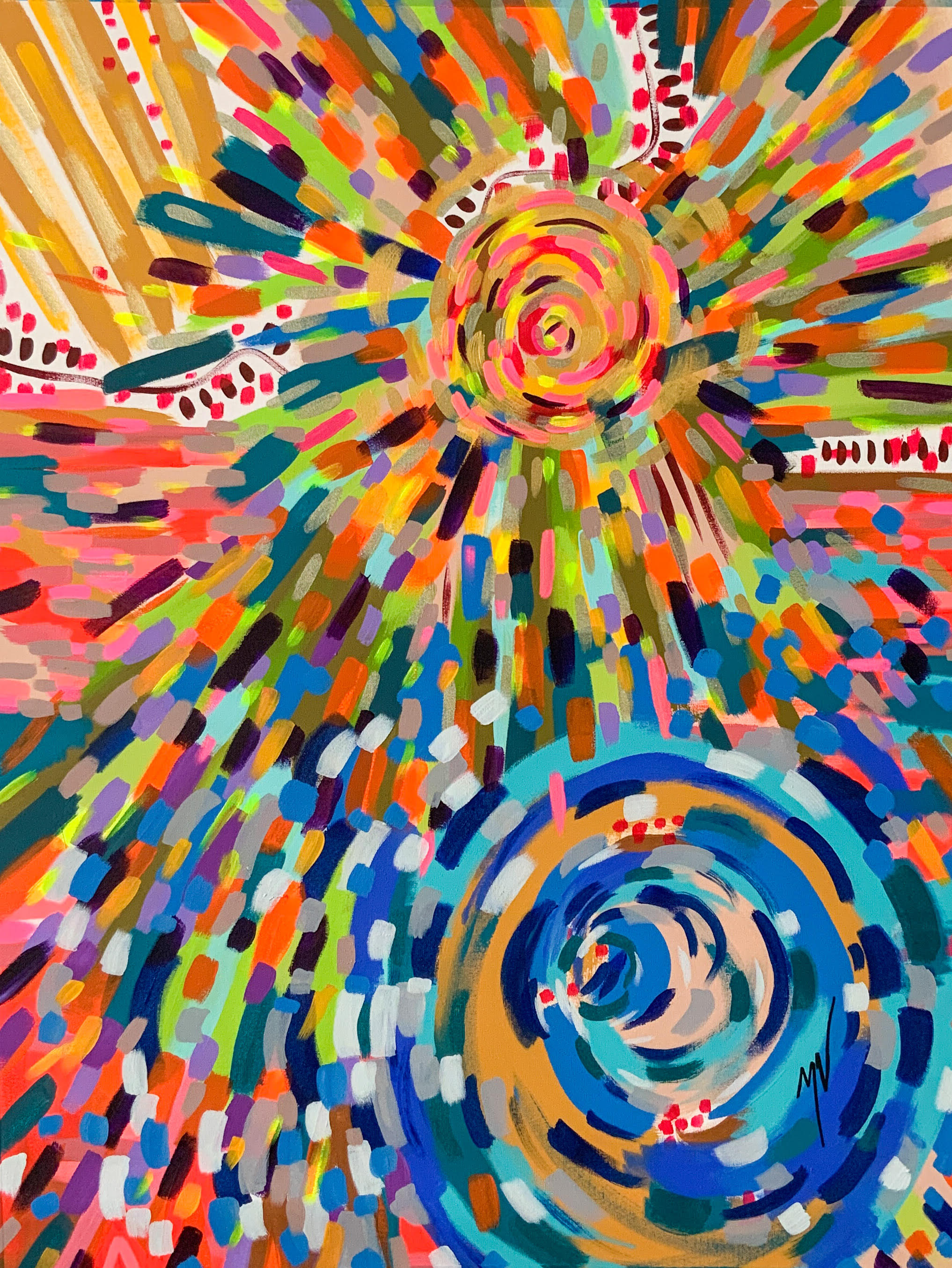swirl oil paint