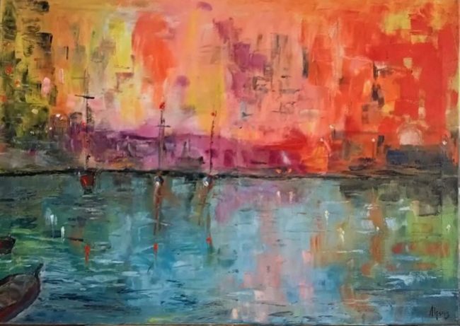 City on fire